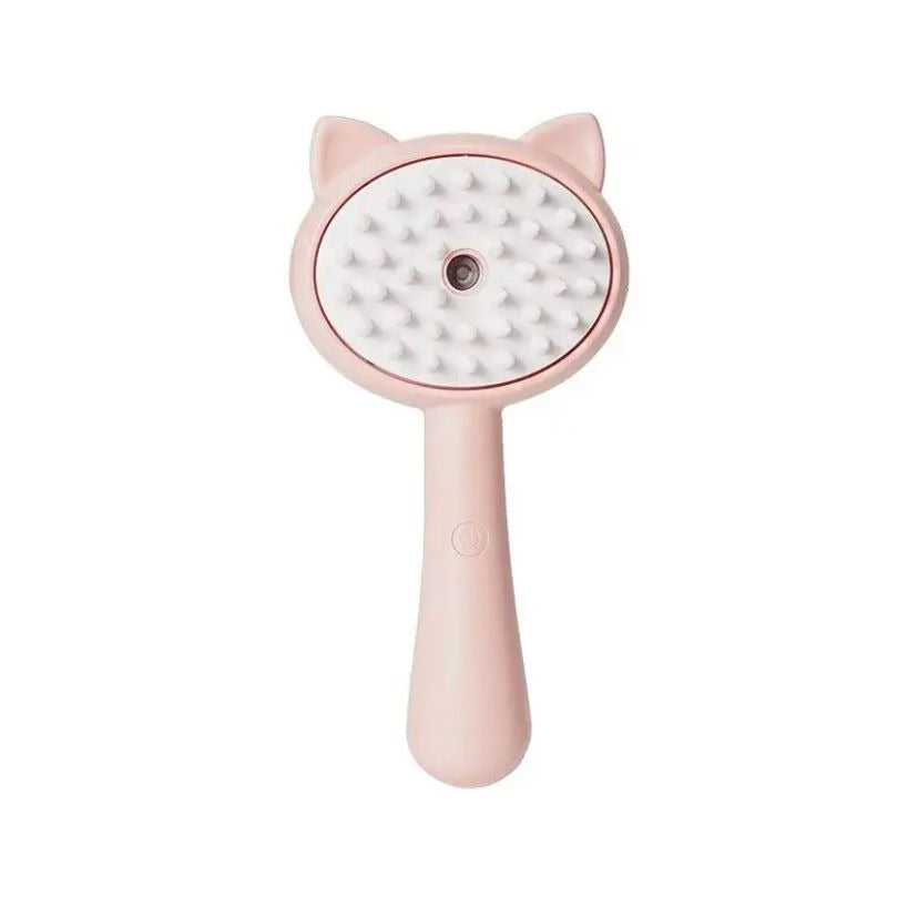 🐾 Cepillo Recargable a Vapor | Masaje, Limpieza Profunda y Pelo Brillante (Apto Perros y Gatos)